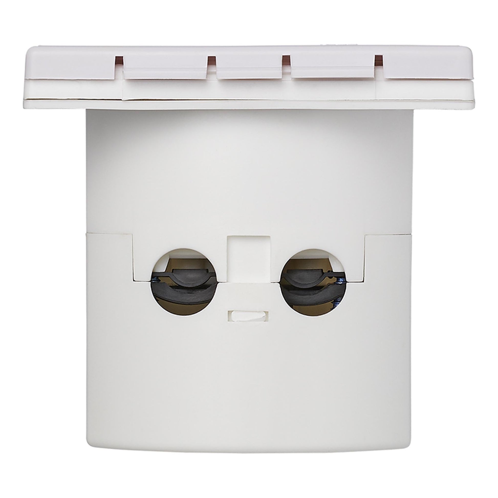 CEE-Einspeisestecker Einbau eckig weiss - TMN-shop.de