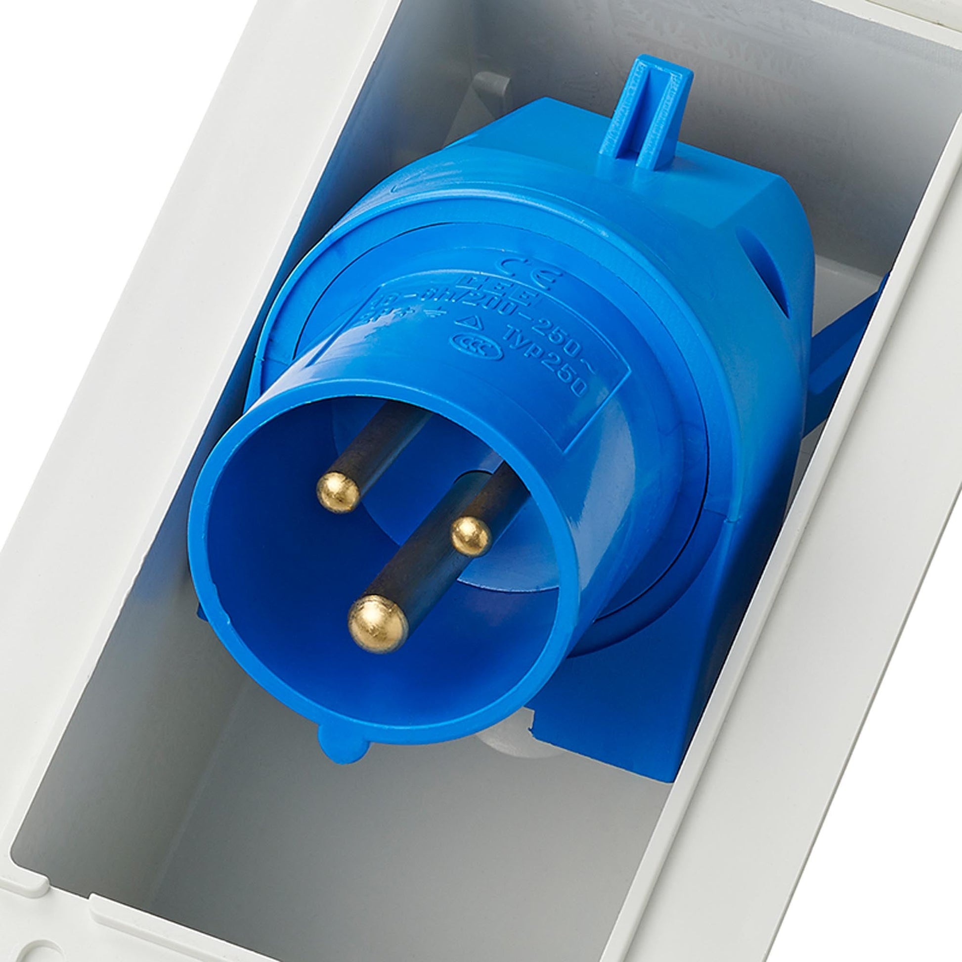 CEE-Einspeisestecker Einbau rechteckig - TMN-shop.de