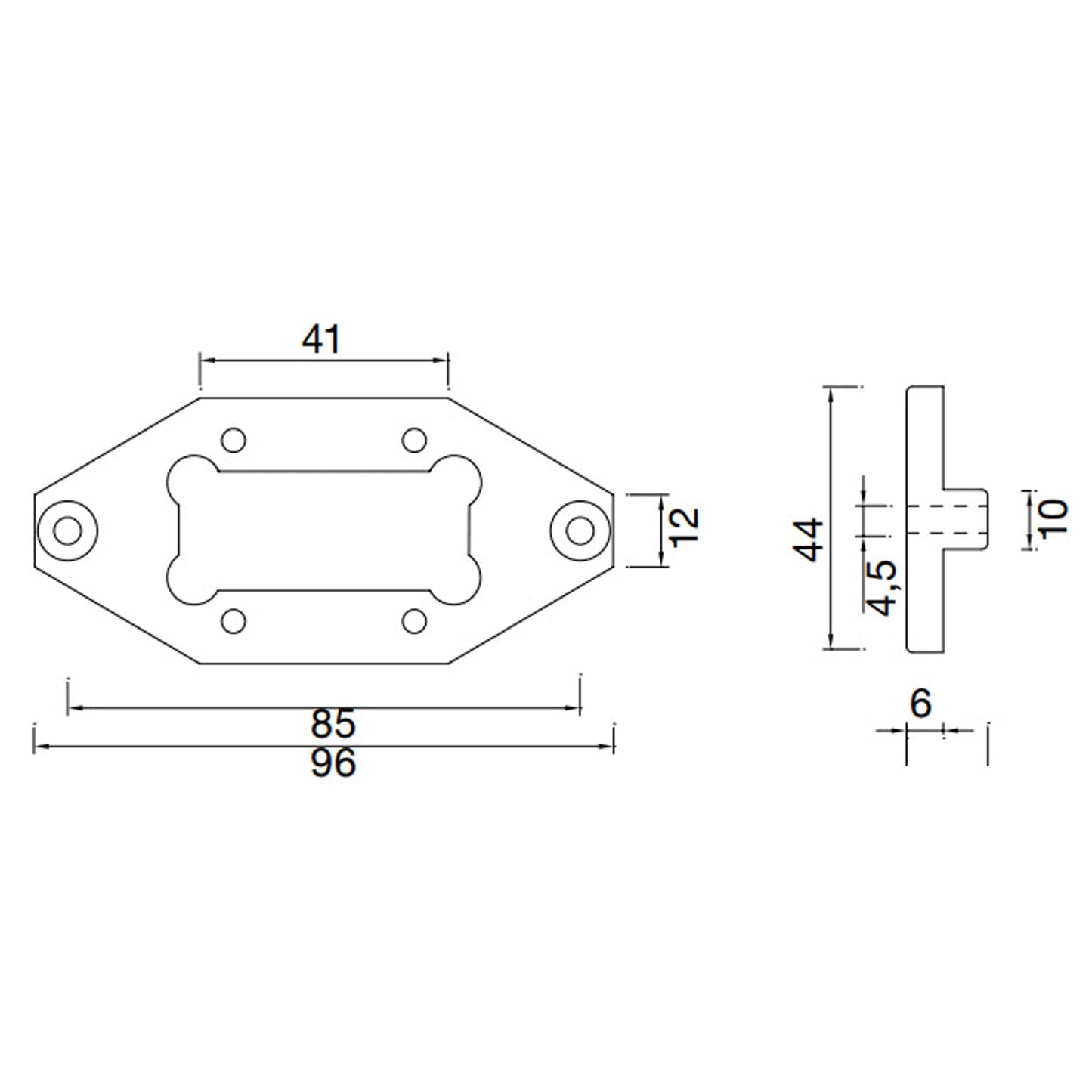 Flexipoint Halteplatte 15-5316-007 - TMN-shop.de