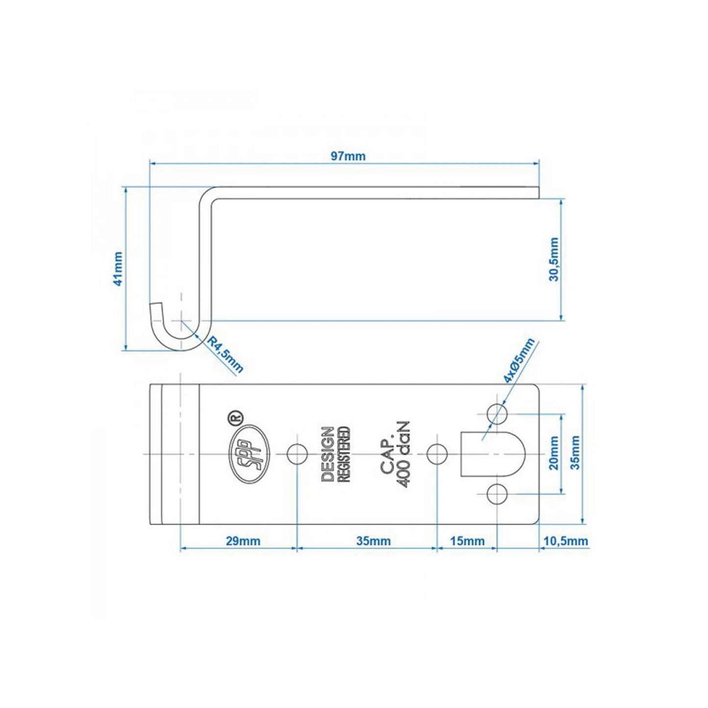 Gegenhalter für Exzenterverschluss SPP Z-07 - TMN-shop.de