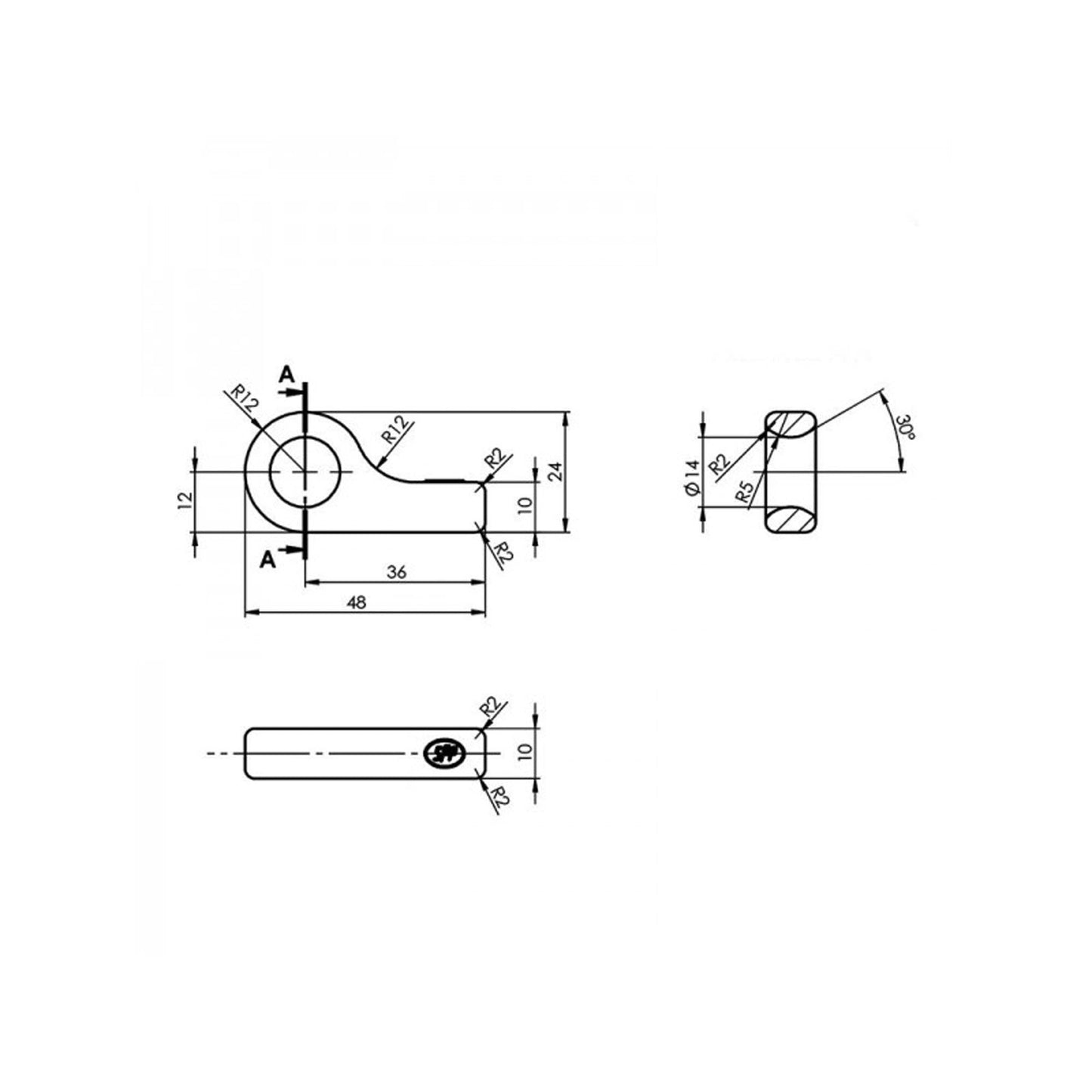 Gegenhalter für Exzenterverschluss SPP Z-16A - TMN-shop.de