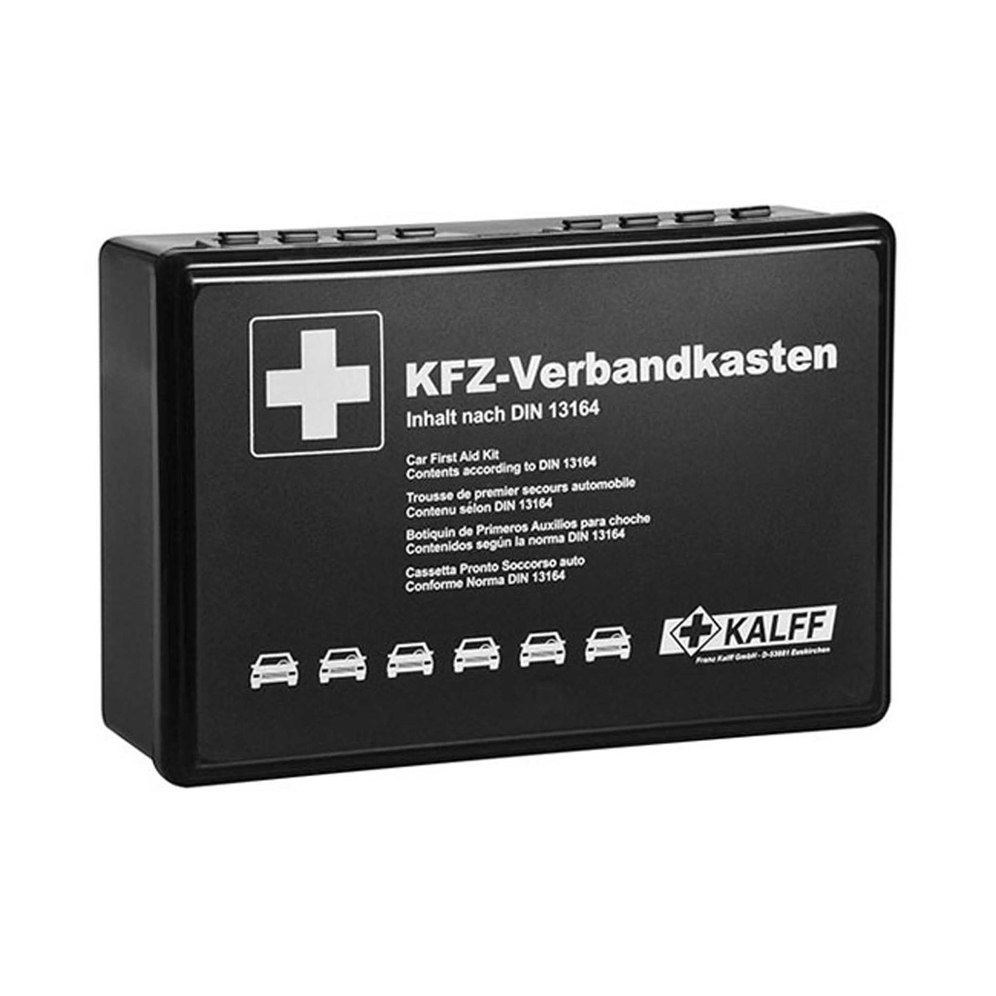 KFZ-Verbandkasten Schwarz DIN 13164-2022 - TMN-shop.de