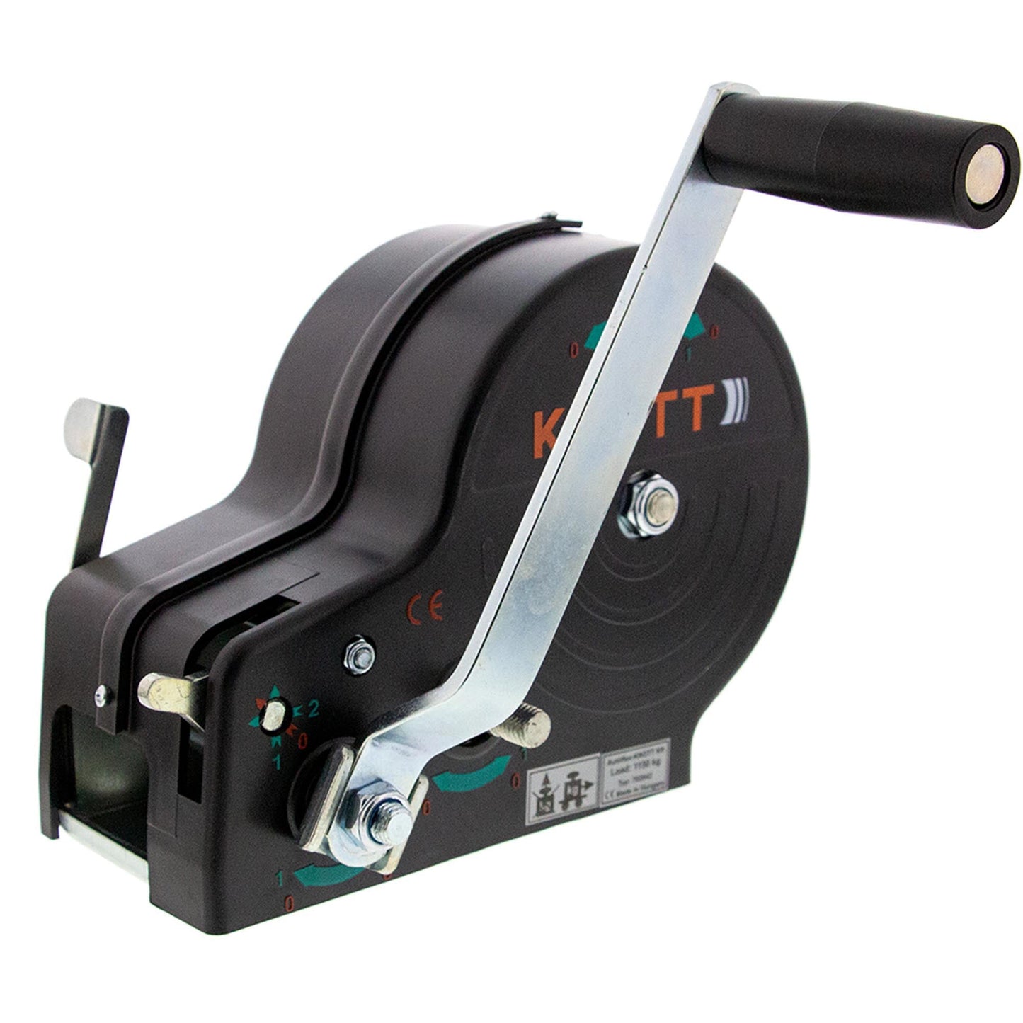 Knott Seilwinde mit 10m Stahlseil und Haken 1150kg - TMN-shop.de