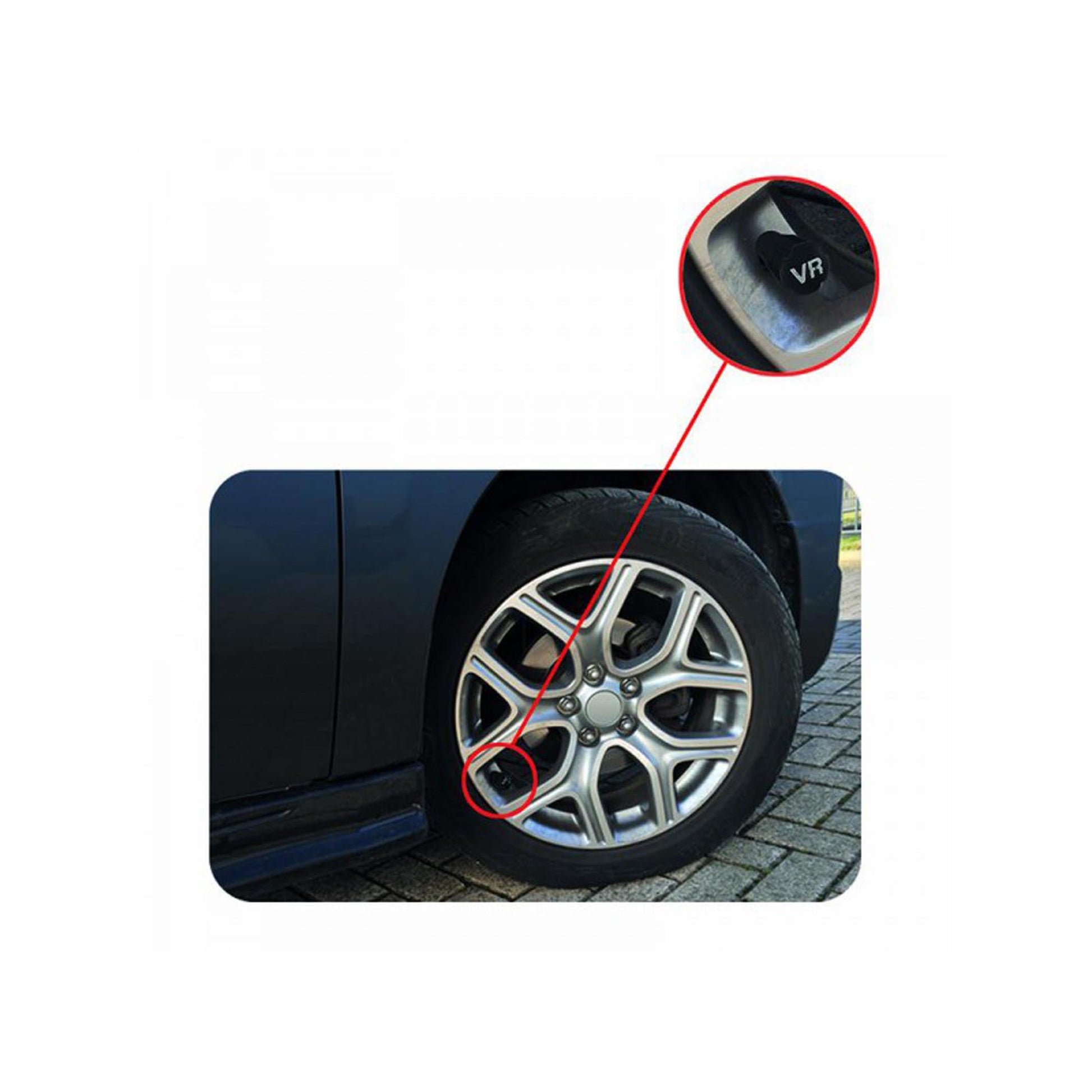 Rad-Markierungsset Ventilkappen 8-teilig - TMN-shop.de