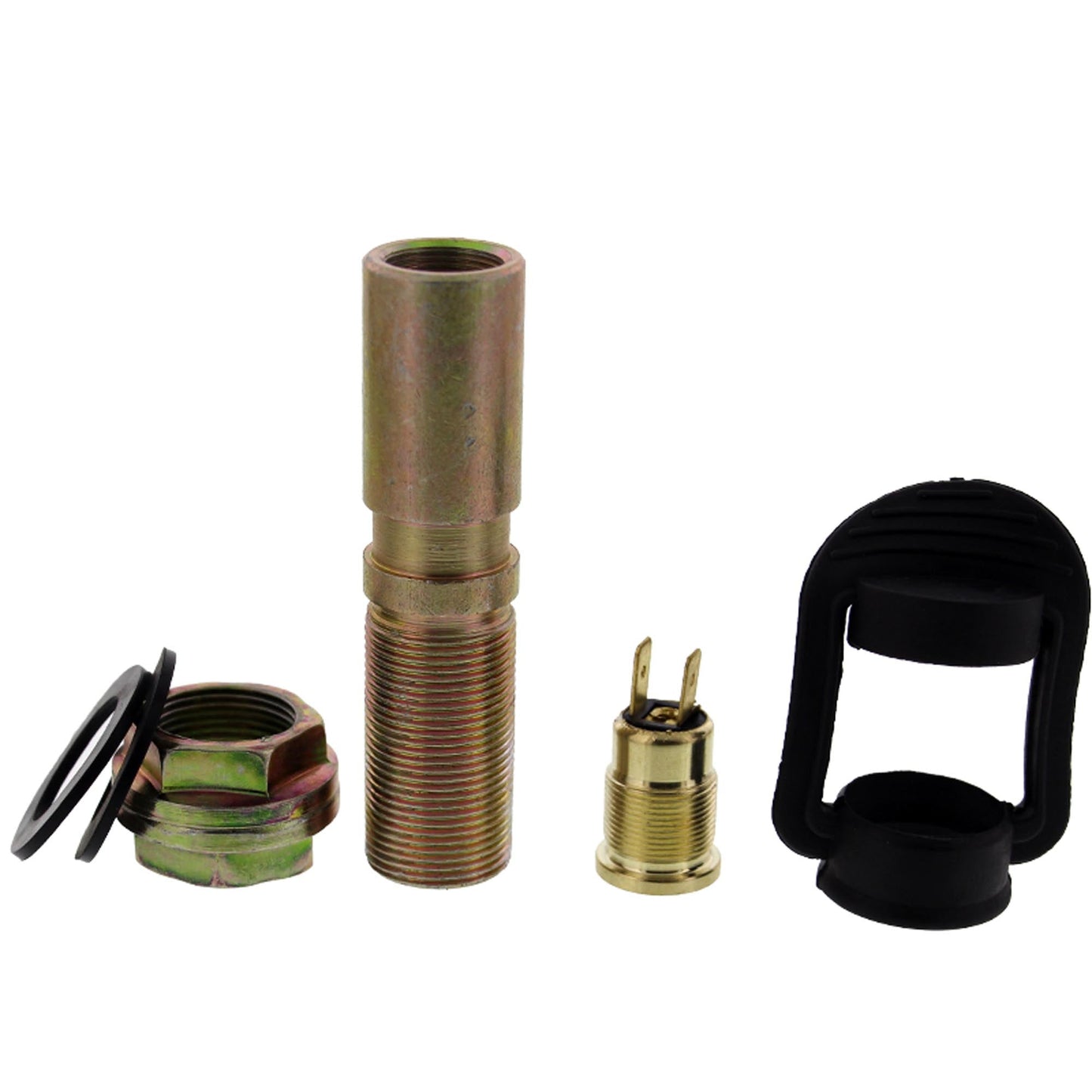 Rundumleuchten-Halterung mit Gewindestutzen und Kontermuttern - TMN-shop.de