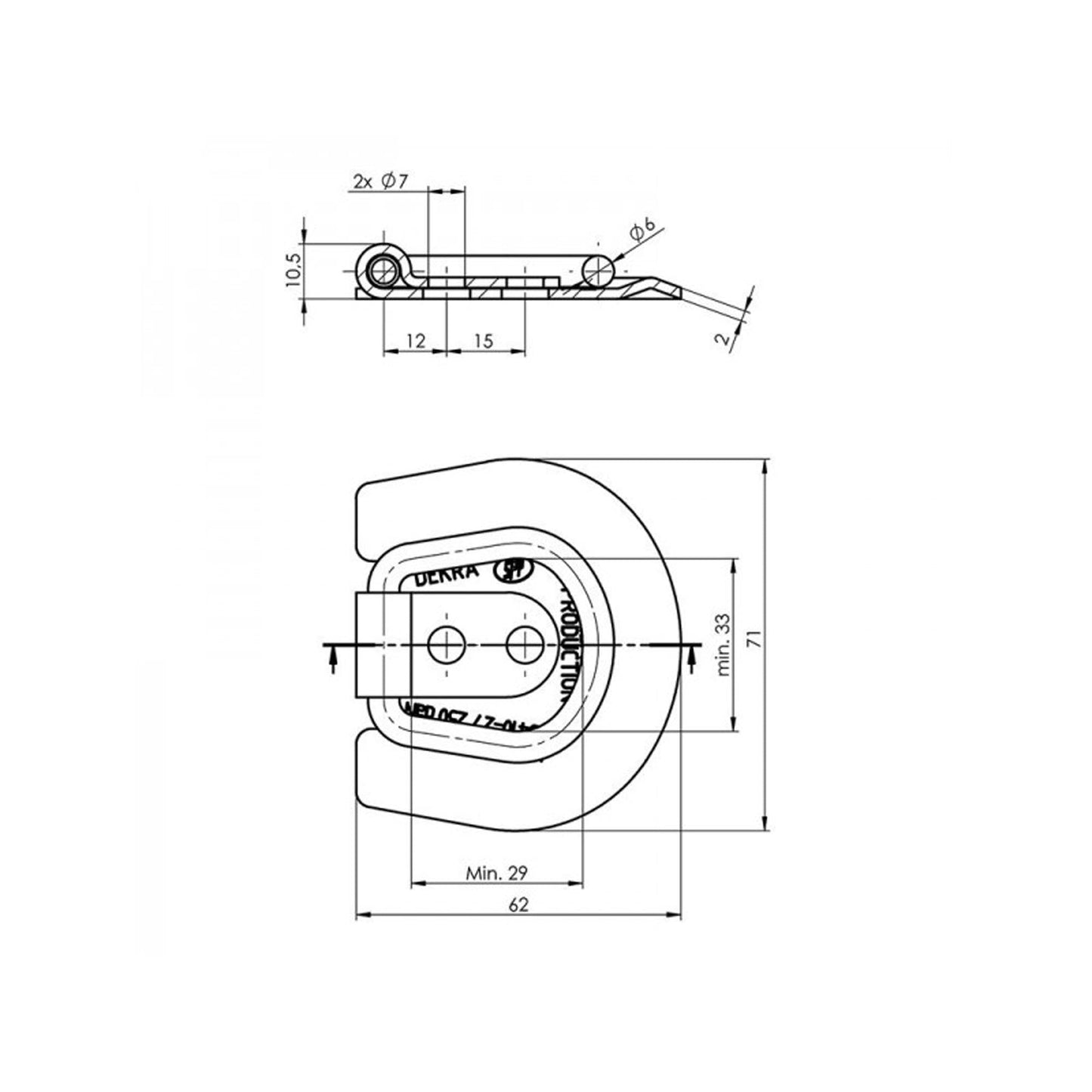 SPP Zurmulde UP-03B 250daN - TMN-shop.de