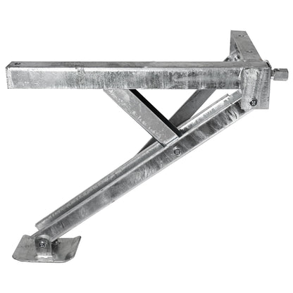 AL-KO turning support with folding base, galvanized VL or HR stroke 480mm