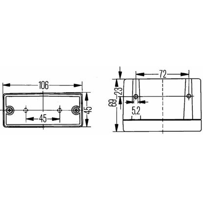 Hella reversing light 2ZR 006 609-081
