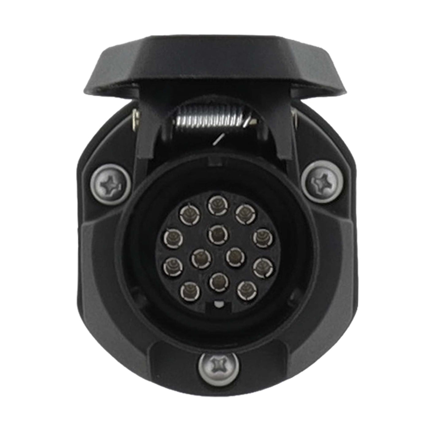 13 - poliges Anhänger - Steckdosen Set Kunststoff 12V mit NSL - Abschaltung - TMN - shop.de