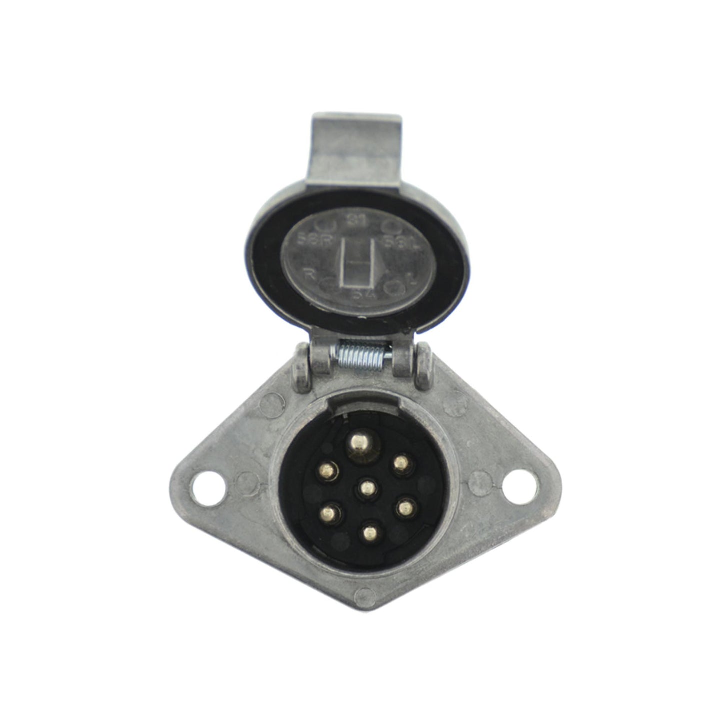 Socket 24V Type N 7-Pin Truck Metal