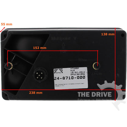 Aspöck set Multipoint 5 V right with RFS / left with NSL rear lights + connection cable 4m 13-pin.