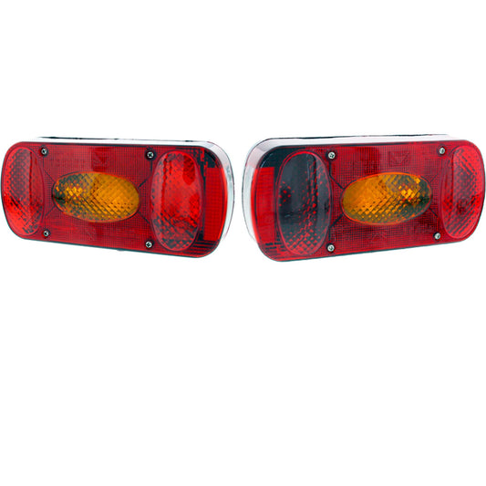 Aspöck set Midipoint 2 trailer light right / left with NSL