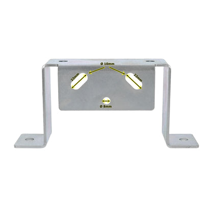 2x holder suitable for STEMA for clamp holders / parking supports including screw set