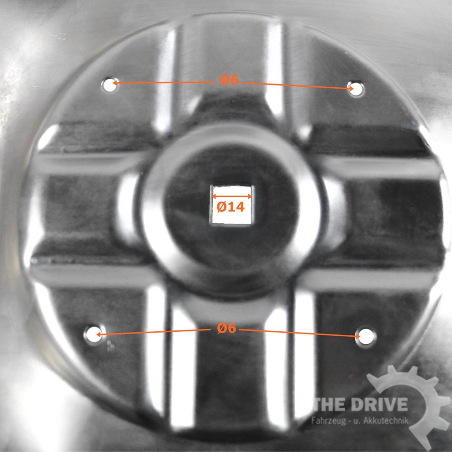 Sitzschale Traktor mit Zentralbefestigung Stahlblech