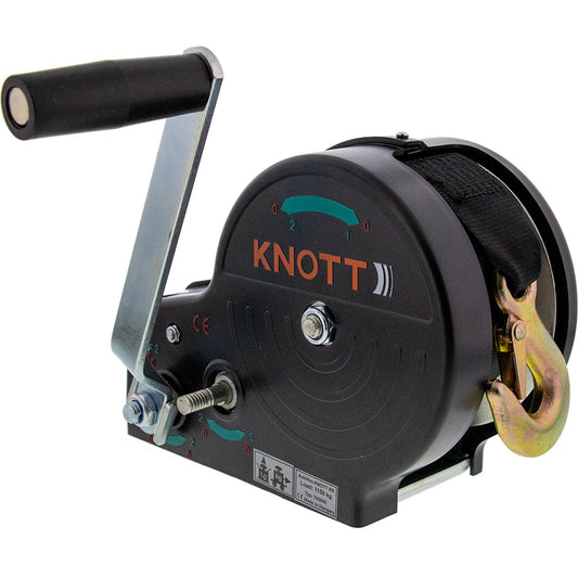 Knott belt winch with 7m strap and hook 1150kg