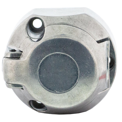 7-polige Anhänger-Steckdose Metall 12V Oval