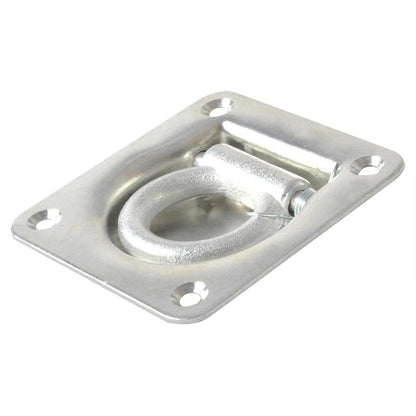 Zurrmulde einfach 100x95mm 800daN mit Rückholfeder