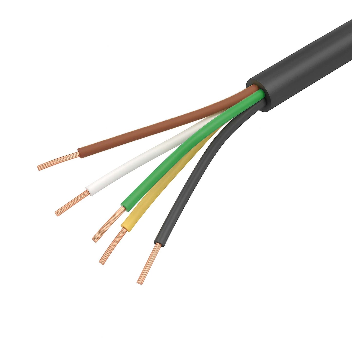 5x1,5mm² Fahrzeugleitung 5 - adrig KFZ - Kabel Meterware - TMN - shop.de