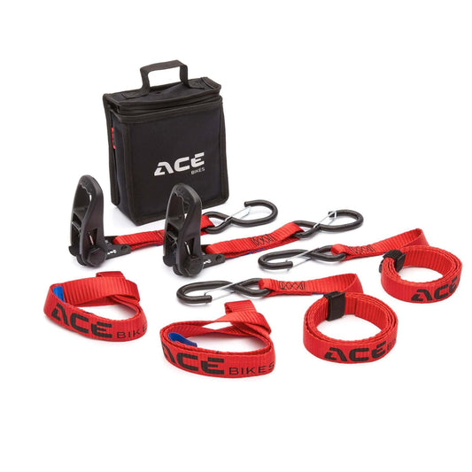 Acebikes Ratchet Pro 2 - Pack Motorrad Spanngurtset mit Ratsche 350daN L:140cm B:25mm - TMN - shop.de
