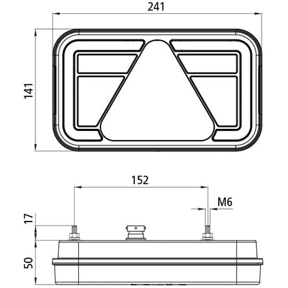 Aspöck MultiLED IV LED Rückleuchte links 5 - pol. Bajonett 12/24V - TMN - shop.de
