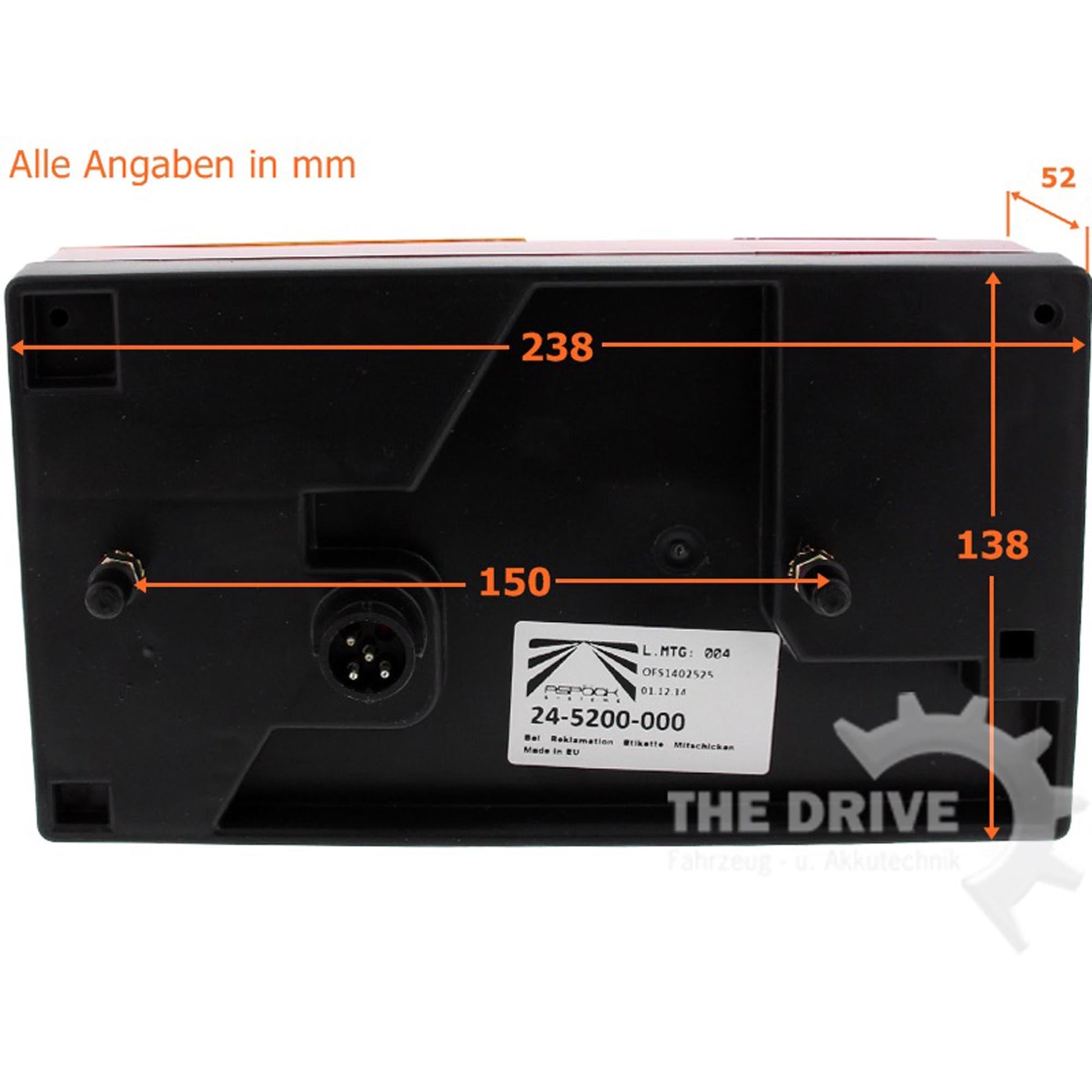 Aspöck Satz Multipoint 1 I re / li mit RFS Rückleuchten + 6m Anschlußkabel 13 - pol. - TMN - shop.de
