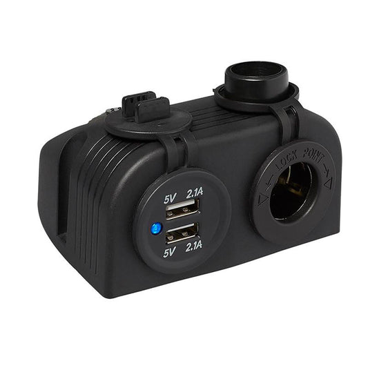 Aufbau Kit: Steckdose DIN + USB Doppel - steckdose 2x2100mA - TMN - shop.de
