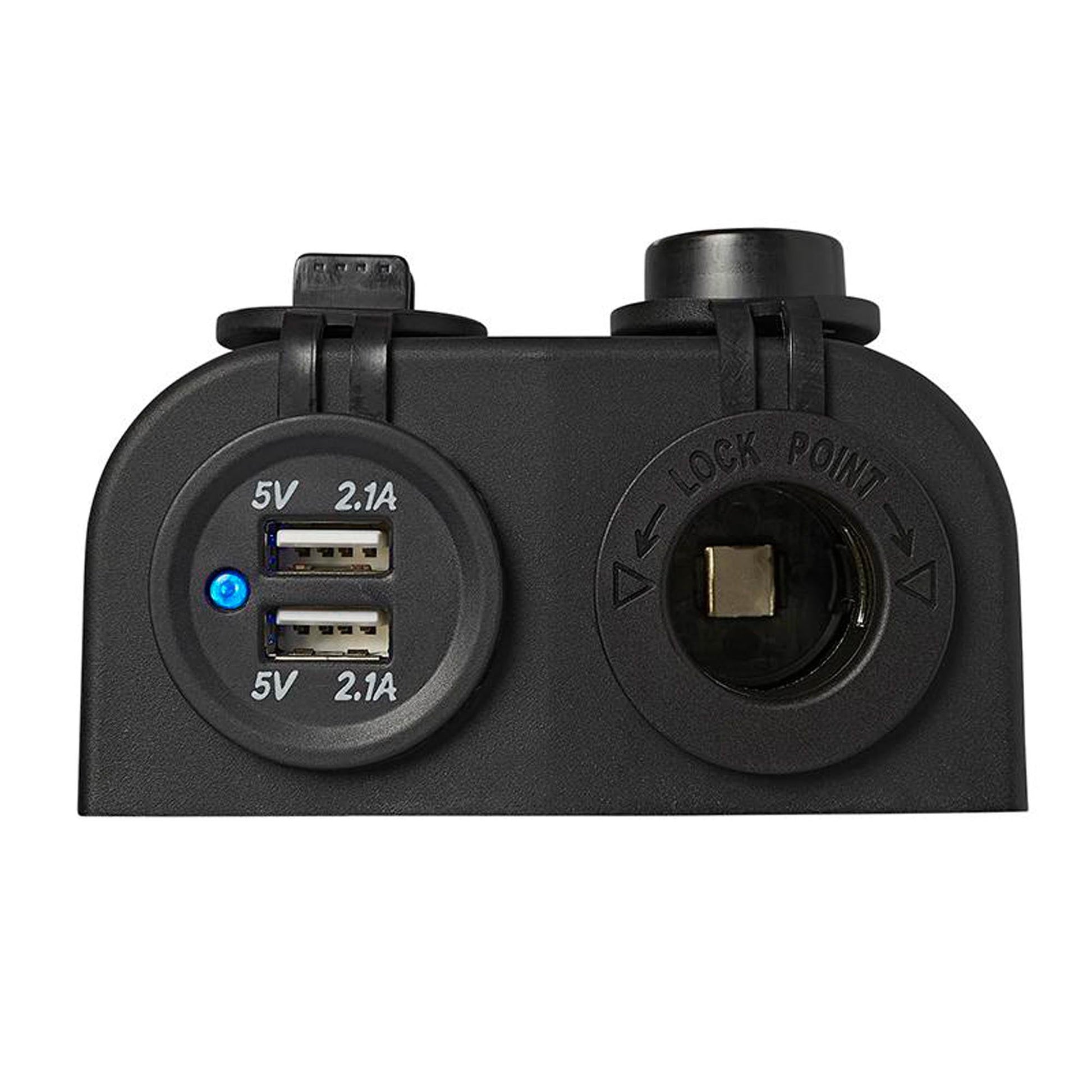 Aufbau Kit: Steckdose DIN + USB Doppel - steckdose 2x2100mA - TMN - shop.de