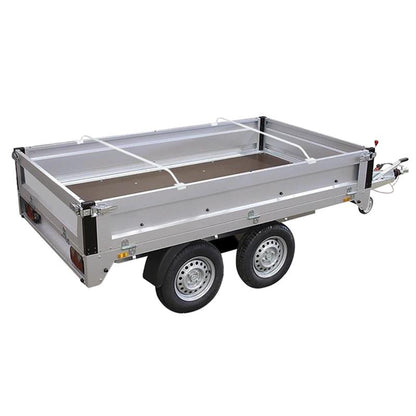 Flachplanenbügel Aluminium verstellbar 132 - 204cm für Anhänger - TMN - shop.de