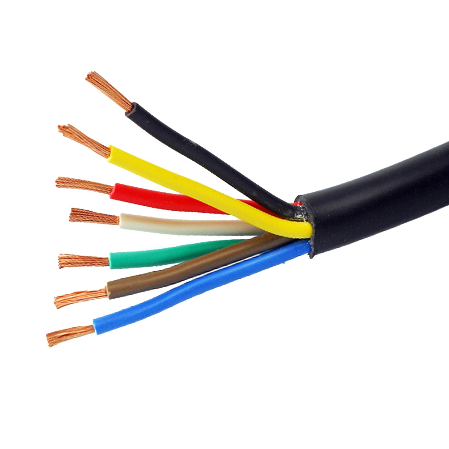 7x1,0mm² Fahrzeugleitung 7-adrig KFZ-Kabel Meterware