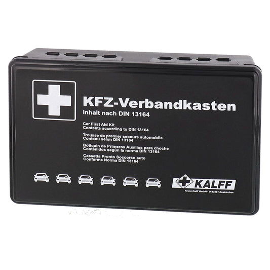 KFZ - Verbandkasten Schwarz DIN 13164 - 2022 - TMN - shop.de