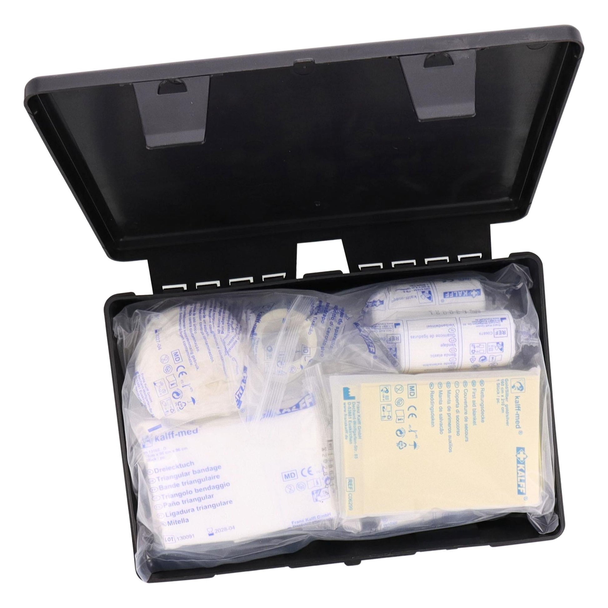 KFZ - Verbandkasten Schwarz DIN 13164 - 2022 - TMN - shop.de