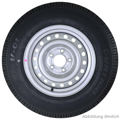 Komplettrad 185R14C 104/102N M+S auf 5,5Jx14H2 Felge 5x112 ET30 für Anhänger