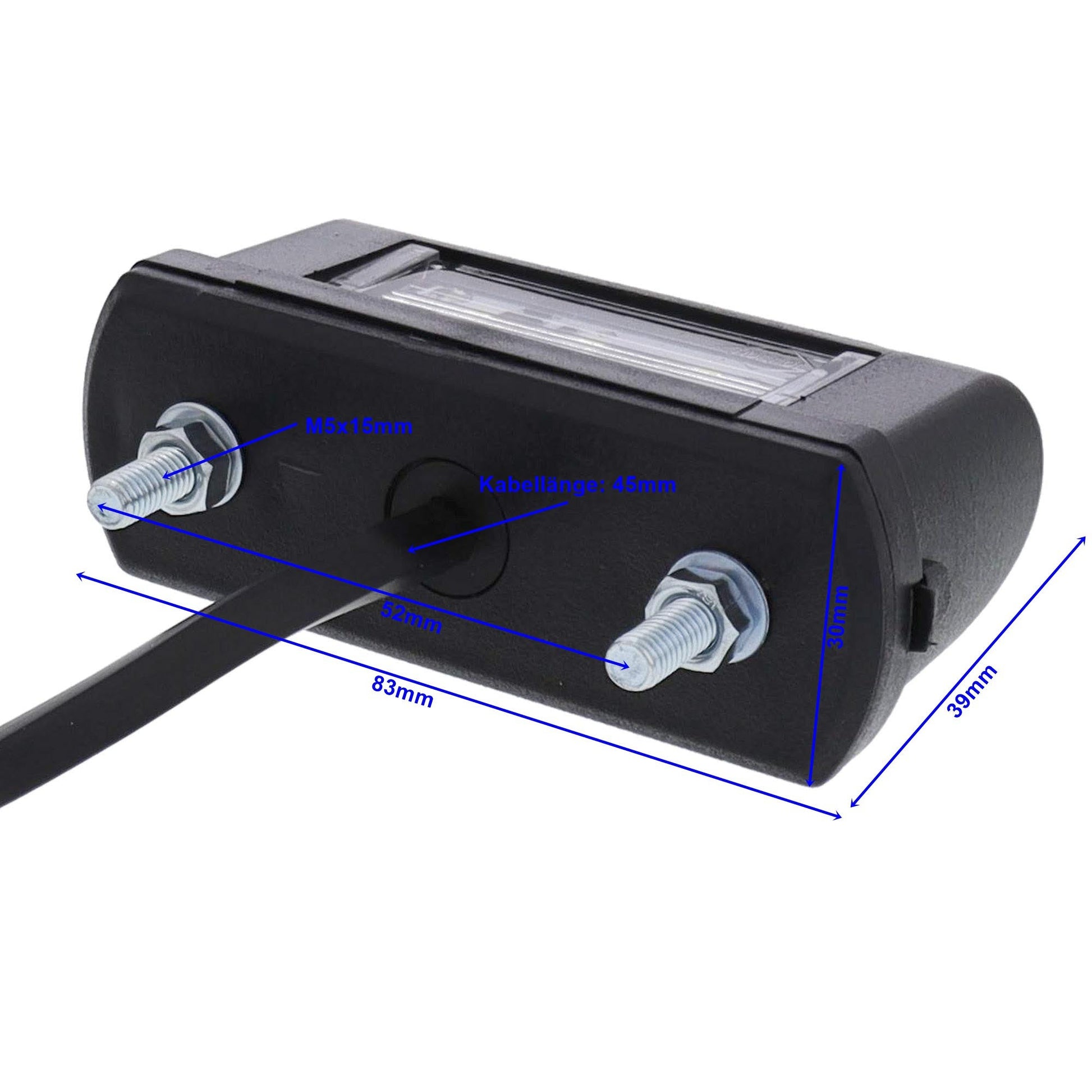 LED Kennzeichenleuchte klein 12 - 24 Volt / 0,5Watt - TMN - shop.de