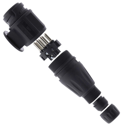 13-poliger Anhänger Stecker u. Steckdose mit Dichtung 12V