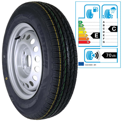 Komplettrad 145/80 R13 79N XL M+S auf 4Jx13H2 Felge 4x100 ET30