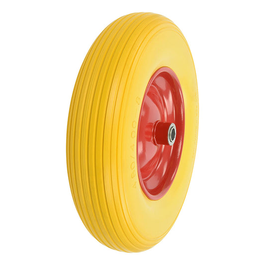 PU - Reifen/gelb Metallfelge/rot 16" 4.80/4.00 - 8 - TMN - shop.de