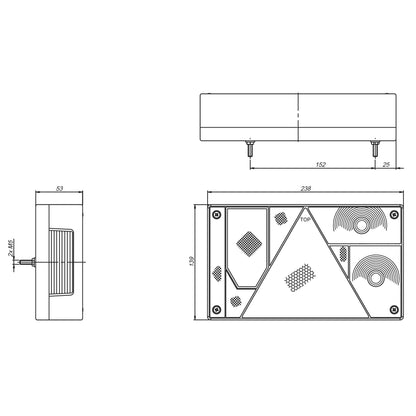 Rückleuchte LT220 rechts RFS KZL Bajonett passend für Multipoint I - TMN - shop.de
