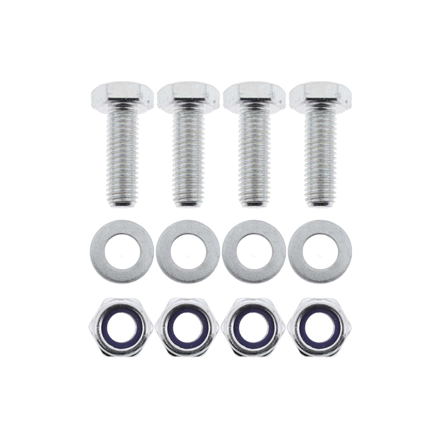 Parking support 60x60mm tiltable 346-546 mm 1300 kg with screw set 