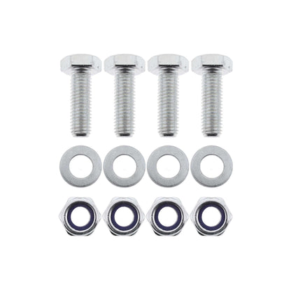 Parking support 60x60mm tiltable 346-546 mm 1300 kg with screw set 
