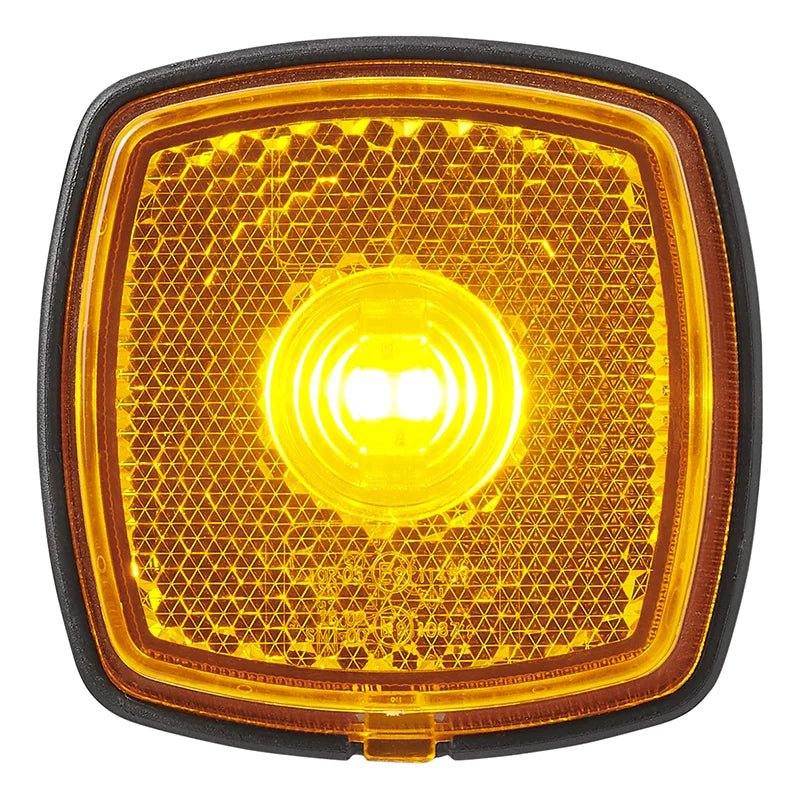 Seitenmarkierungsleuchte 12 - 24V Gelb 61 x 61 mm LED - TMN - shop.de