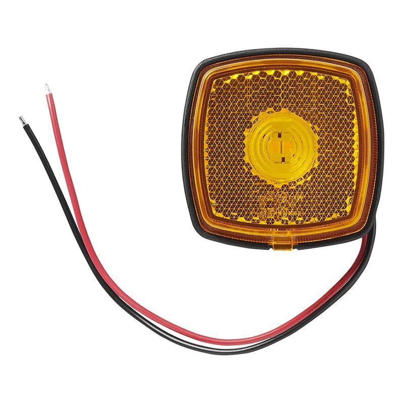 Seitenmarkierungsleuchte 12 - 24V Gelb 61 x 61 mm LED - TMN - shop.de