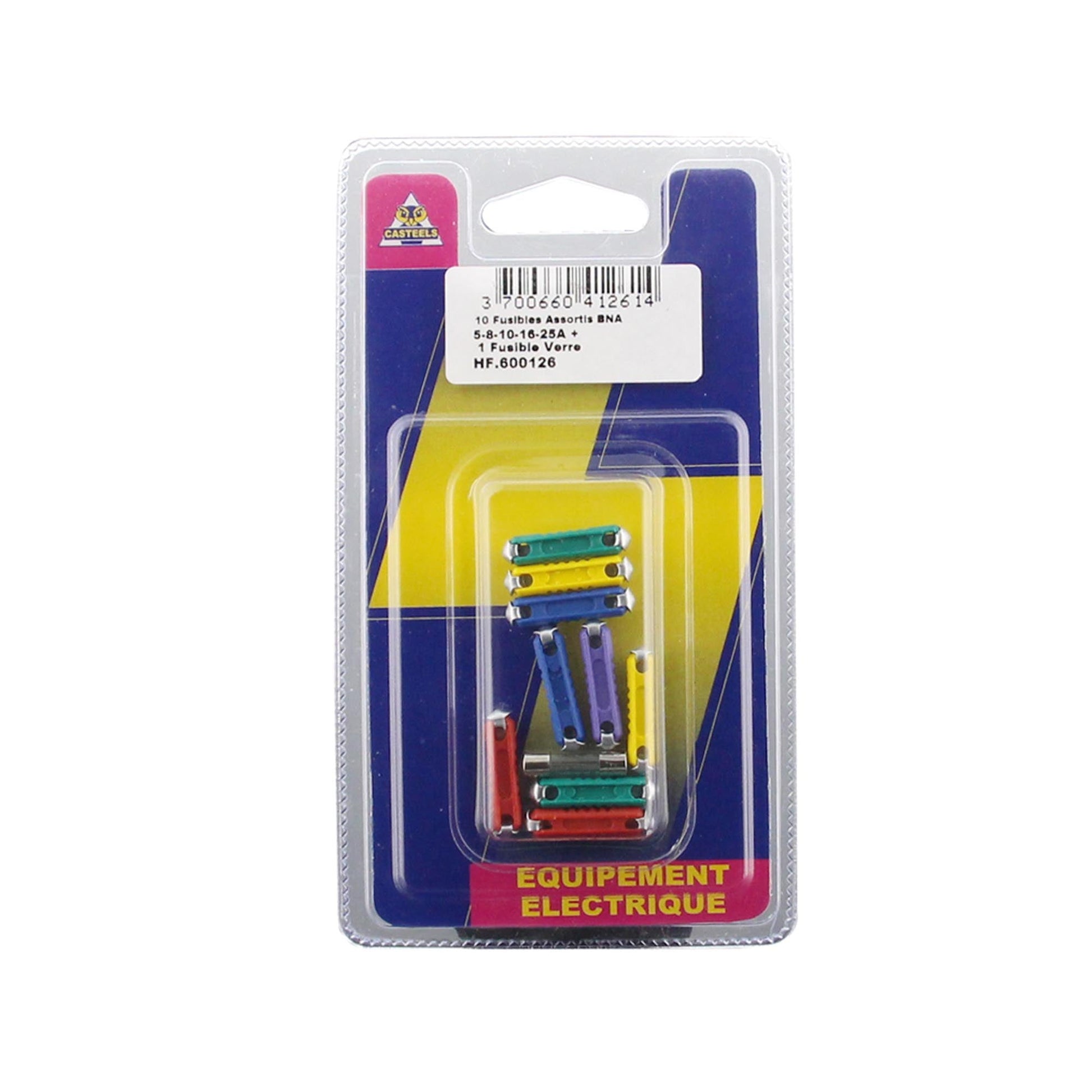 Sicherungssortiment 9x Torpedosicherung 1x Glassicherung - TMN - shop.de