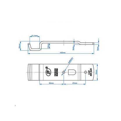SPP Gegenhalter für Exzenterverschluss Z - 02A - TMN - shop.de