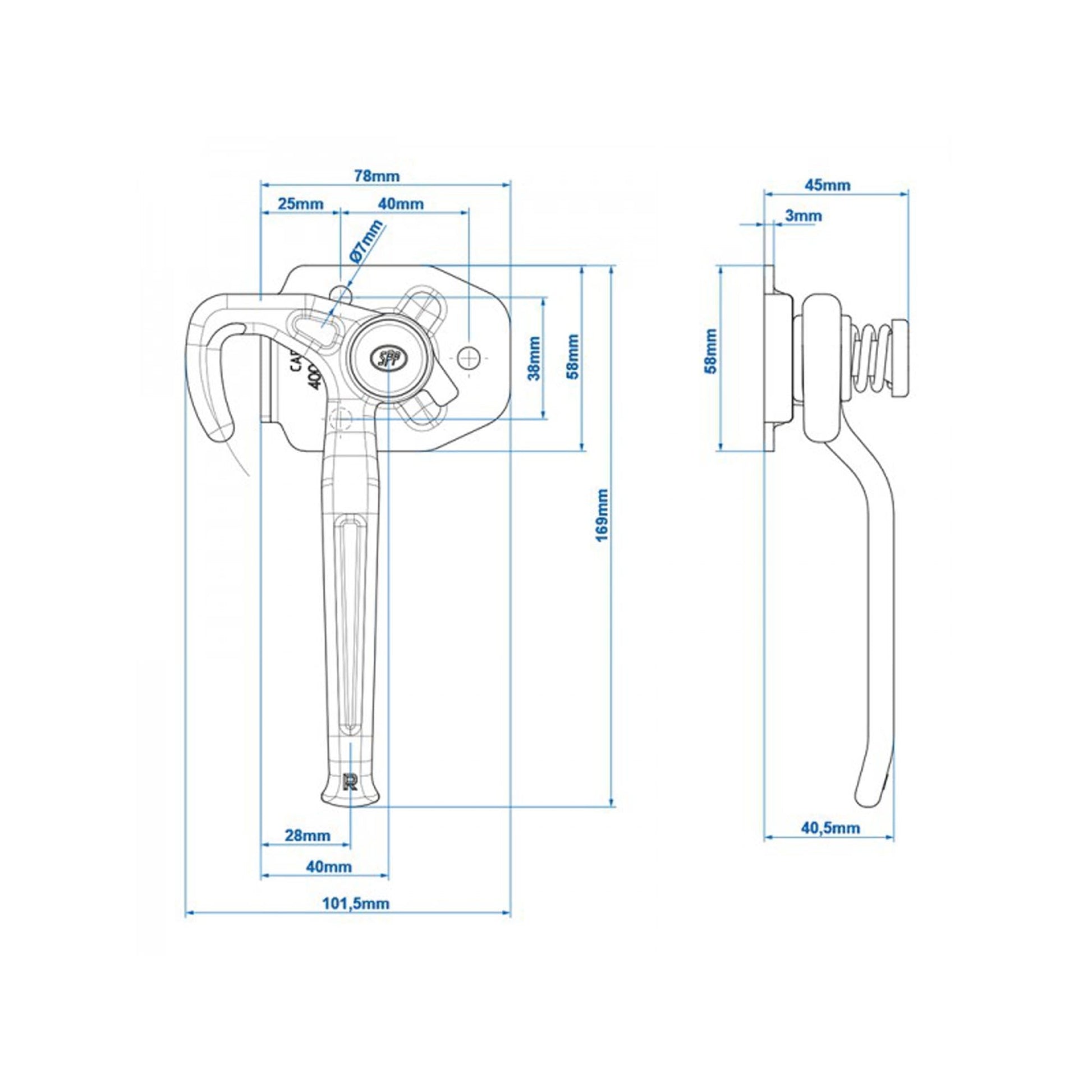 SPP Ladebordwandhaken rechts ZB - 16R - TMN - shop.de