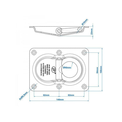 SPP Zurmulde zweifach UP - 02 146x106mm - TMN - shop.de