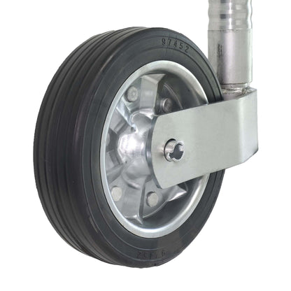Stützrad 48mm mit Vollgummi - Reifen 300kg gerippte Ausführung - TMN - shop.de