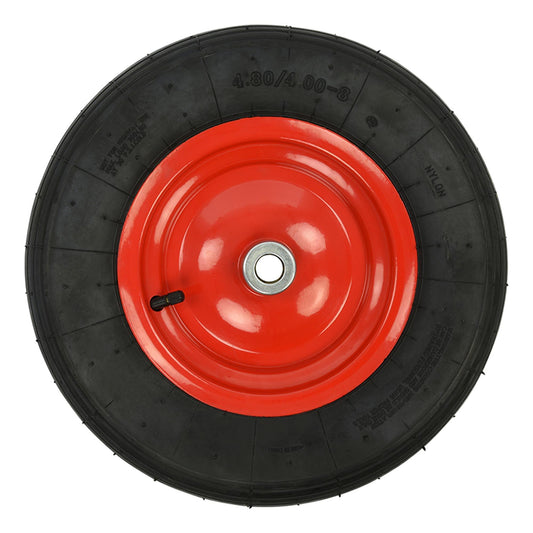 Luftreifen Metallfelge/rot 16" 4.00-8
