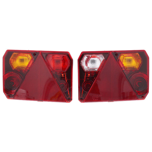 Radex 6400 rear light set right / left with cable grommet