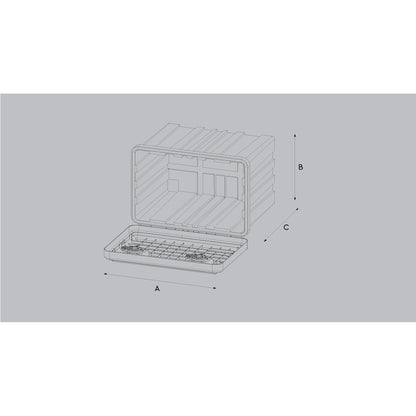 Werkzeugkasten Just 41,5L / 40,0x50,0x35,0cm - TMN - shop.de