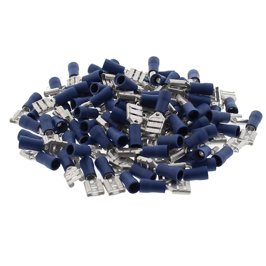 100x Flachsteckhülsen blau 1,5-2,5mm - TMN-shop.de